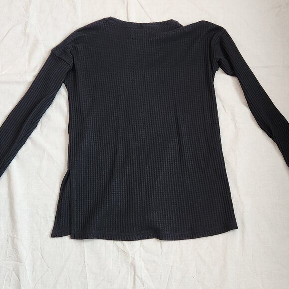 Abercrombie Cozy Long-Sleeve Waffle Crew Top - XXS - Picture 4 of 9